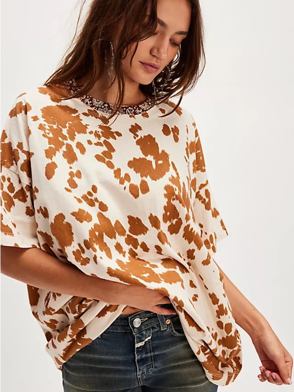 Free People Ragabond Rowdy Ringer Tee